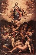 VASARI, Giorgio Allegory of the Immaculate Conception er oil painting artist
